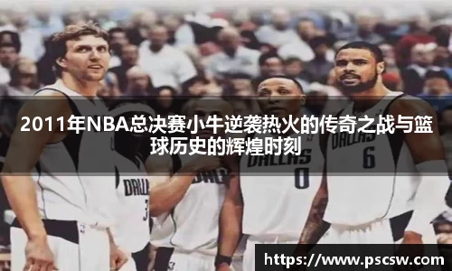 2011年NBA总决赛小牛逆袭热火的传奇之战与篮球历史的辉煌时刻